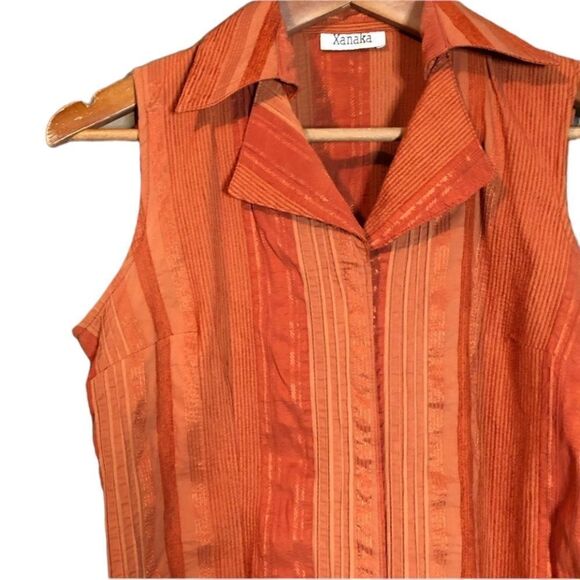 3 for $30! Xanaka orange snap tank top‎ - Picture 10 of 10
